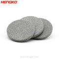 Hengko 0.2-120 Microns Filtro de disco sinterizado poroso SUS 316L SS SECREO DE ACERO INOXIMO FILTRACIÓN LÍQUÉTICA Ronda o personalizada